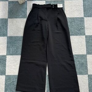 Black Wide-Leg Trousers